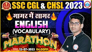 SSC CGL 2023, English Vocabulary गागर में सागर, SSC CHSL English Vocabulary Marathon By Vipin Sir