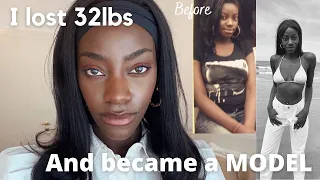 How I Lost Weight & Became a Model - My WEIGHT LOSS journey (healthy eating and weight loss tips)
