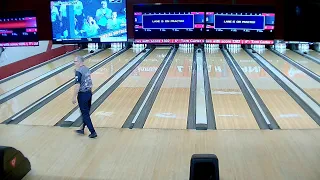 PBA50 Lehigh Lanes Open Finals for the First PBA event using Qubica String pins. New Camera.