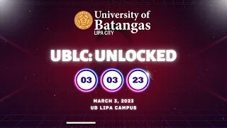 University of Batangas Lipa City - UBLC:UNLOCKED