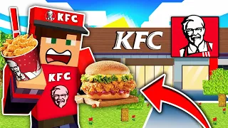 MINECRAFT ALE PRACUJE W KFC I ROBIĘ JEDZONKO?! GPLAY & LUMI