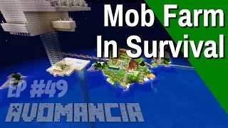 Minecraft Survival How to Make an XP Farm in Minecraft: Avomancia Mob Farm with Avomance EP49