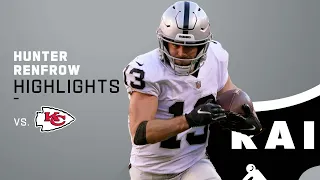 Every Catch by Hunter Renfrow from 13-Catch Game vs. Chiefs | NFL 2021 Highlights