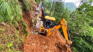 Building a New Road on a Treacherous Mountain with an Excavator | Excavator Planet