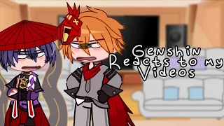 Genshin characters react to my videos || PART 2 || OOC || LAZY