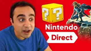 Squeex Reacts to NINTENDO DIRECT! (Zelda, Splatoon, and GAMEBOY!)