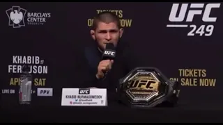 Khabib : Tony is stupid guy that’s why people don’t like him