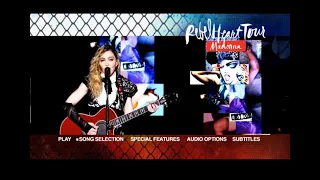 Madonna: The Rebel Heart Tour (2017) - Dvd Menu Walkthrough