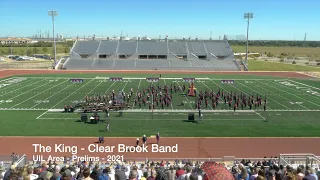 Clear Brook Band   UIL Area Prelims   Oct 30th 2021