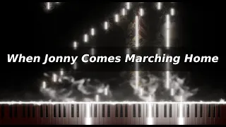 When Johnny Comes Marching Home - Piano Cover / Tutorial