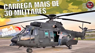 Por dentro do HM-4 Jaguar, o MAIOR HELICÓPTERO do Exército Brasileiro