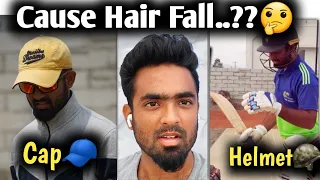 Cap/Helmet Causes Hair fall..??
