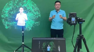 HDMI 3D hologram fan Video