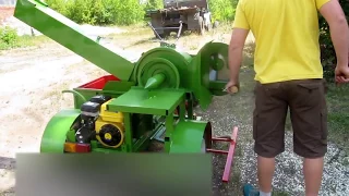 Три в одном. Измельчитель веток, дровокол, пила (Crusher branches, wood splitter, Circular Saw)