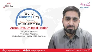 Assoc. Prof. Dr. Iqbal Haider | World Diabetes Day 2021!