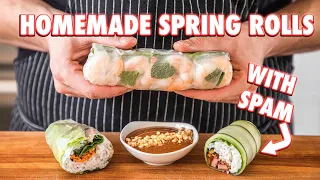 Vietnamese Fresh Spring Rolls That Anyone Can Make (2 Ways)