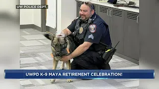 UWPD K-9 given retirement celebration