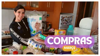 COMPRAS DO MÊS DE MARÇO | pingo doce & mercadona