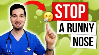 How to get rid of a runny nose fast and stop instantly