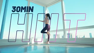 30 Min HIIT Workout at Home / No Repeats No Jumping No Talking