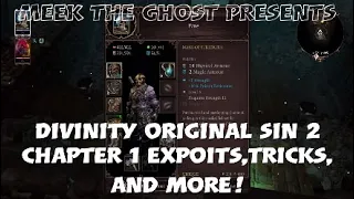 Meek the ghost presents Divinity original sin 2 Expoits, tricks, and more!