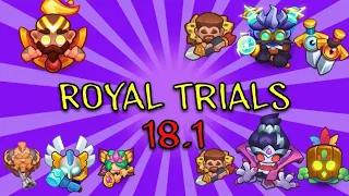 Top 4 Royal Trials Decks *UPDATED 18.1* | 20 x 500 Gem Giveaway | Rush Royale