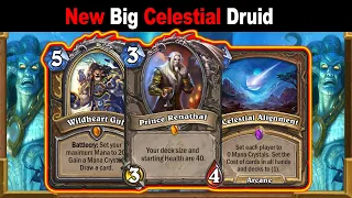 Celestial Kazakusan Druid Got STRONGER With 40 Cards! Throne of the Tides Mini-Set | Hearthstone