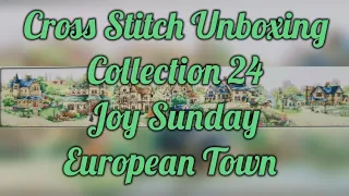 Stamped Cross Stitch Unboxing. Collection 23 Joy Sunday #flosstube #unboxing #stampedcrossstitch