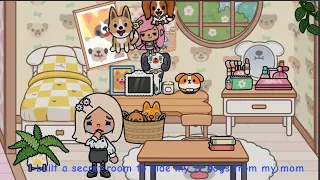 I built a secret room to hide my 11 dogs from my mom 🤫😜🐶 #tocalifeworld #tocaboca #dogs