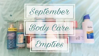 ☆September Empties 2023 | Bath and Body Works, Skincare, misc.