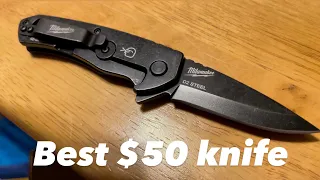 New EDC Unboxing Milwaukee 2.5 in. Hardline D2 Steel Smooth Blade Pocket Folding Knife