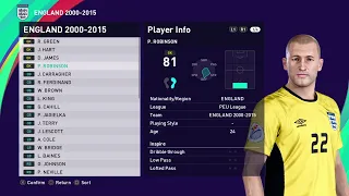 PES 2021 ENGLAND CLASSIC 2000-2015 PS4