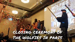 Closing ceremony of the Wolfies in Paris with the cast of Teen Wolf