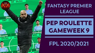 FPL: GAMEWEEK 9 PEP ROULETTE | MCI PREDICTED LINEUP vs TOT (A) | FANTASY PREMIER LEAGUE TIPS 2020/21