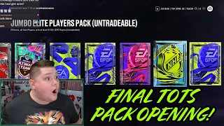 I OPENED OVER 20 PACKS FOR THE FINAL TOTS | NHL 24 Pack Opening