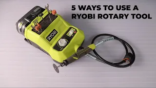 5 Ways To Use A RYOBI Rotary Tool