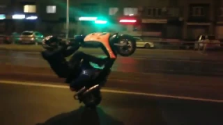 Stunt across the city at night | FZM