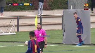 Pau Prim - FC Barcelona Cadet B vs Calafell - 10/04/2021 HD
