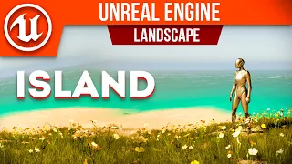 How to QUICKLY create island landscape in Unreal Engine 5.3 using Gaea