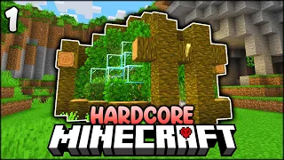 STARTING ANEW in Minecraft Hardcore! (Episode 1)