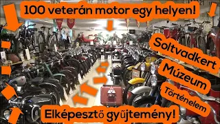 MOTOR MÚZEUM amit LÁTNOD KELL! | Közel SZÁZ veterán motor EGY HELYEN! (bemutató kisfilm) 🤩