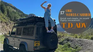 Installing an ORE Wheel Carrier- Land Rover Defender