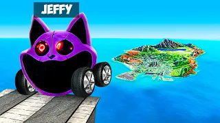 Jeffy Jumps SMILING CRITTERS Cars Across ENTIRE MAP in GTA 5!