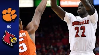 Clemson vs. Louisville Men's Basketball Highlights (2016-17)