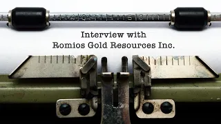 Tom Drivas provides an update on Romios Gold’s portfolio of assets & new President Stephen Burega
