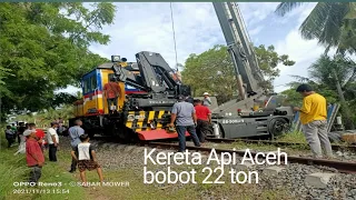 Kereta api Aceh, kedatangan lokomotif diesel baru @SABARMOWER