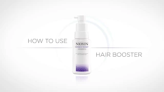 How to use Nioxin Hair Booster