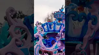 Disneyland Paris, Anna, Elsa dancing, Goofy Olaf, Frozen Land, Arendelle, Disney Stars on Parade