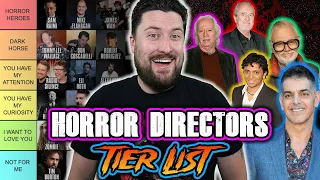 Ranking Horror Directors | Tier List