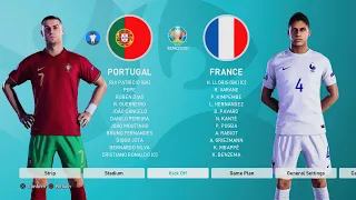 UEFA EURO 2020 Prediction: Portugal vs France - eFootball PES 2021 (PS5 4K 60FPS)